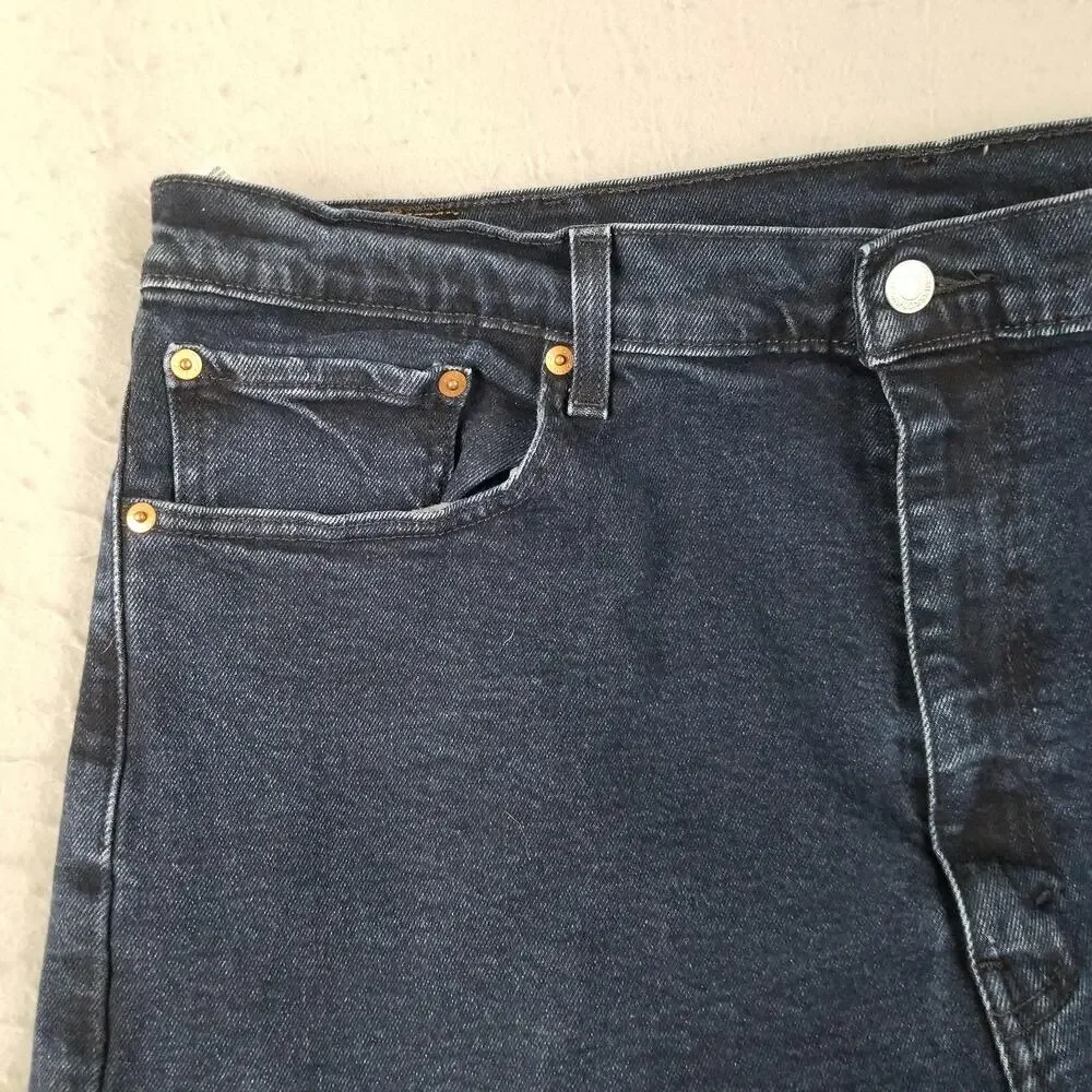 Levis 505‎ Jeans Mens 40x32 Blue Denim Straight Leg Zip Fly Classic 500 Series